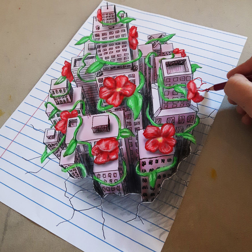New Awesome 3D Drawings By Ramon Bruin