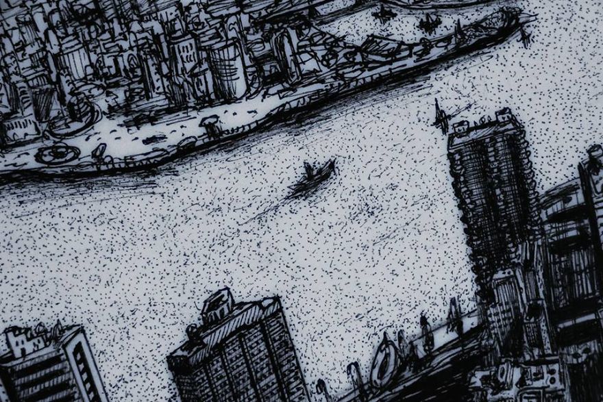 Architecture Student Spends 10 Months Drawing New York City In Incredible Detail