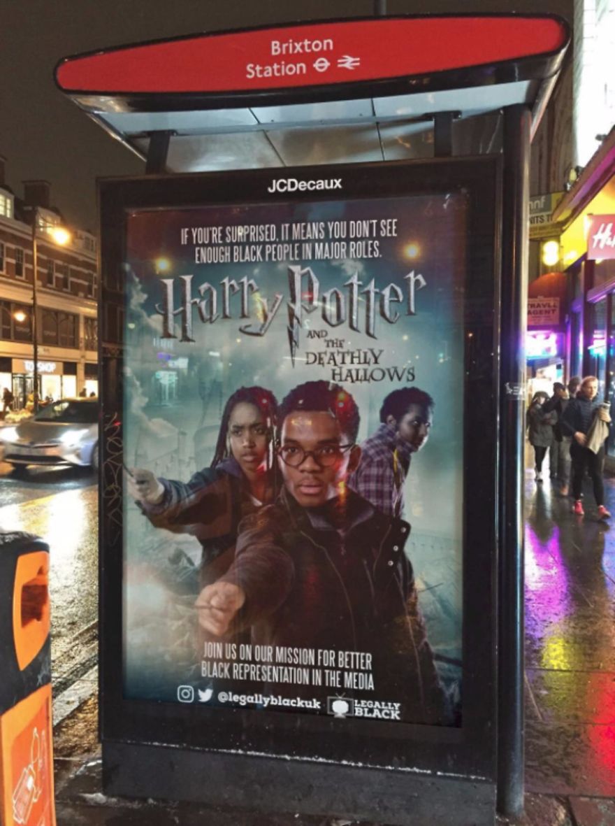 UK Activists Raise Awareness By Replacing White Actors With Black Leads In Movie Posters
