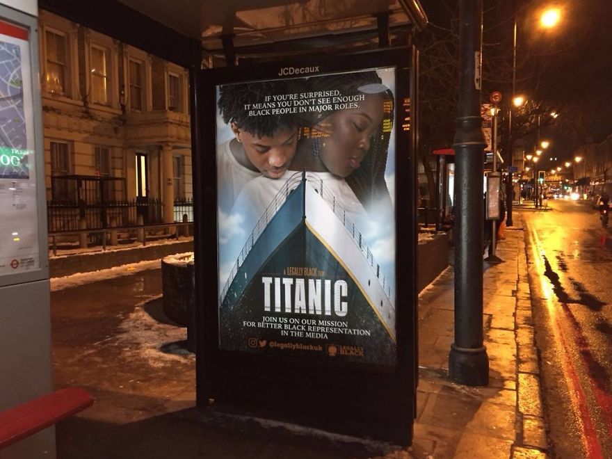 UK Activists Raise Awareness By Replacing White Actors With Black Leads In Movie Posters