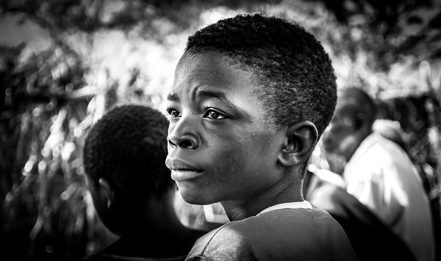 Zambia The Land Of Survivors B&w Collection