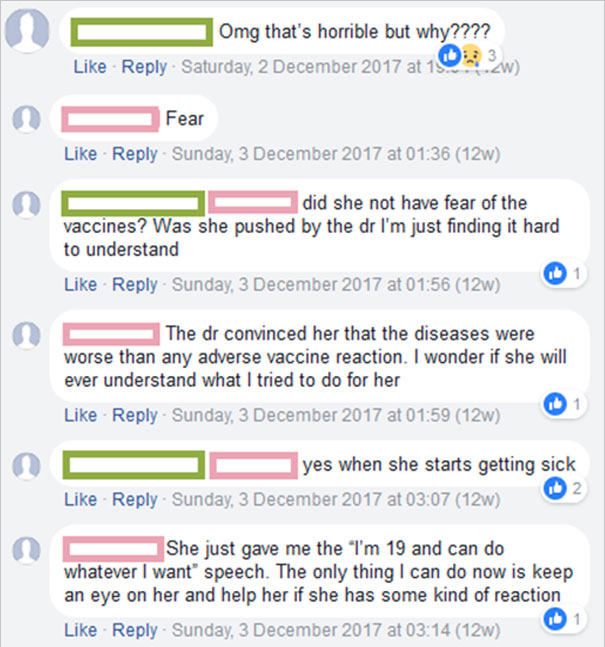 Anti-Vax Mom's Messages After Finding Out Her 19-Year-Old Daughter Got Vaccinated Will Leave You Baffled
