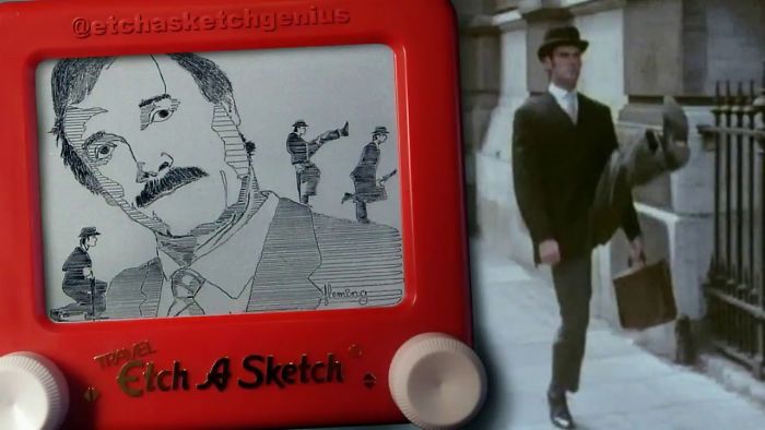 This Artist Spends 1000’s Of Hours Etch-A-Sketching