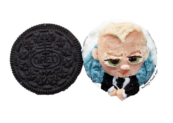 Artist Makes Art With Oreo Fillings And The Result Is “Delicious”