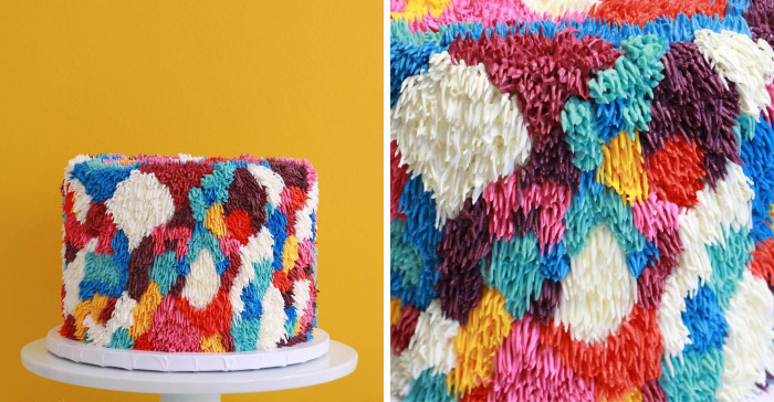 Colorful Cakes That Look Like Fuzzy Shag Rugs You’d Regret Stepping On