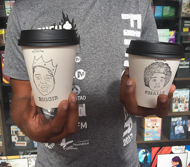 This Coffee Shop Has 2 Cup Sizes, Biggie And Smalls
