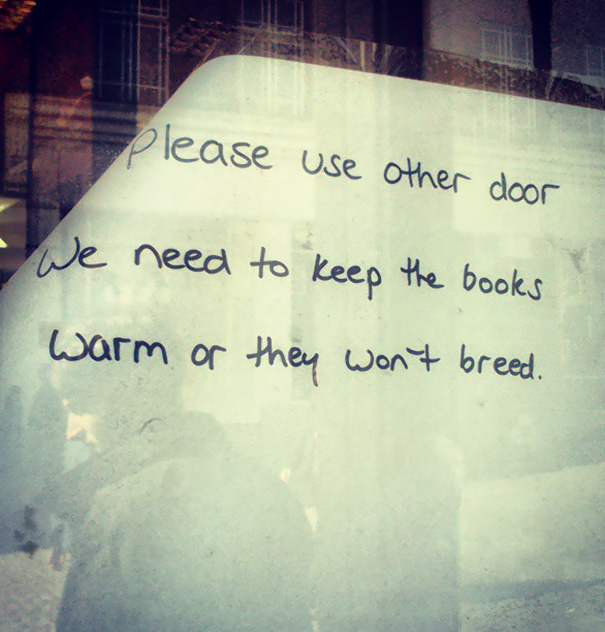 Friend Saw This In A Window Of A Book Shop