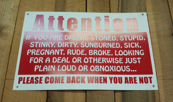 Sign At My Local Tattoo Shop