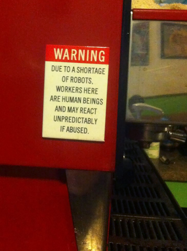 I Work At An Independently Owned Coffee Shop. We Feature This Sign On The Side Of Our Espresso Machine. It Speaks The Truth