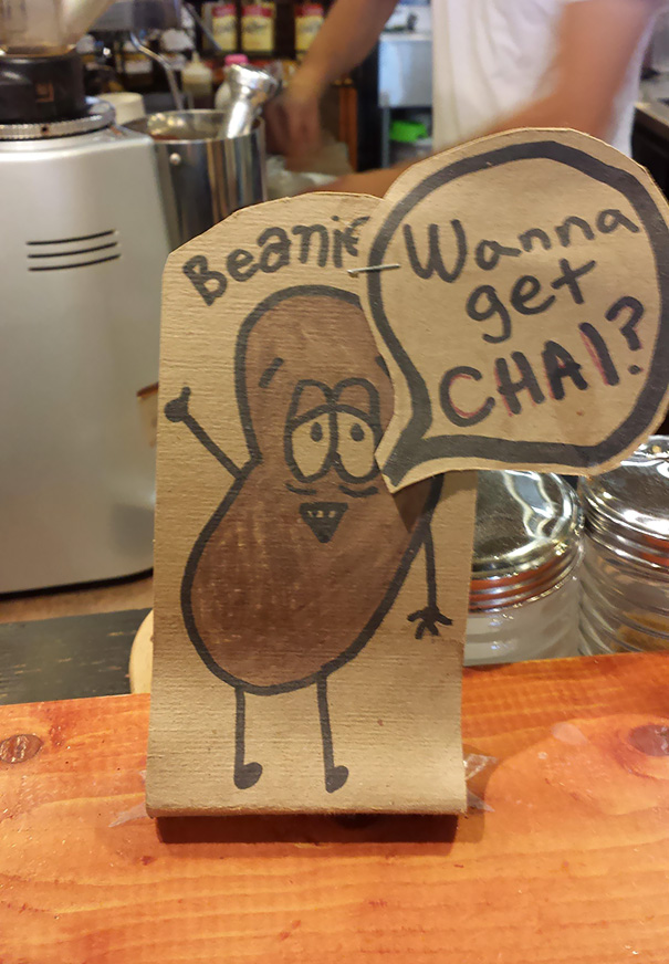 Coffee Shop Nearby Gave Me A Chuckle