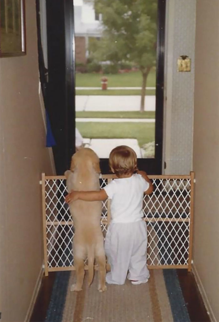Mi perro y yo en 1988