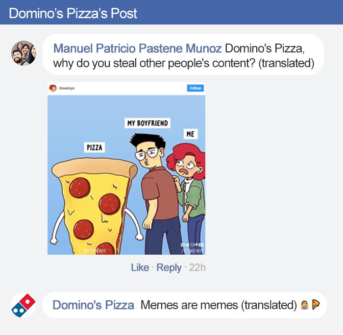 Artist Accuses Domino's Pizza Of Plagiarism, And The Evidence Is Hard To Deny