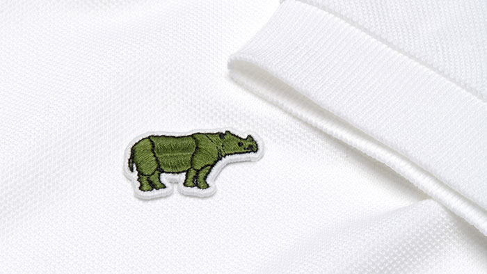 lacoste swaps famous crocodile logo for ten endangered species