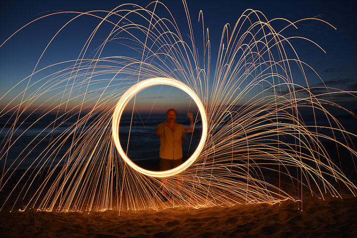 I Became Obsessed With Steel Wool Photography