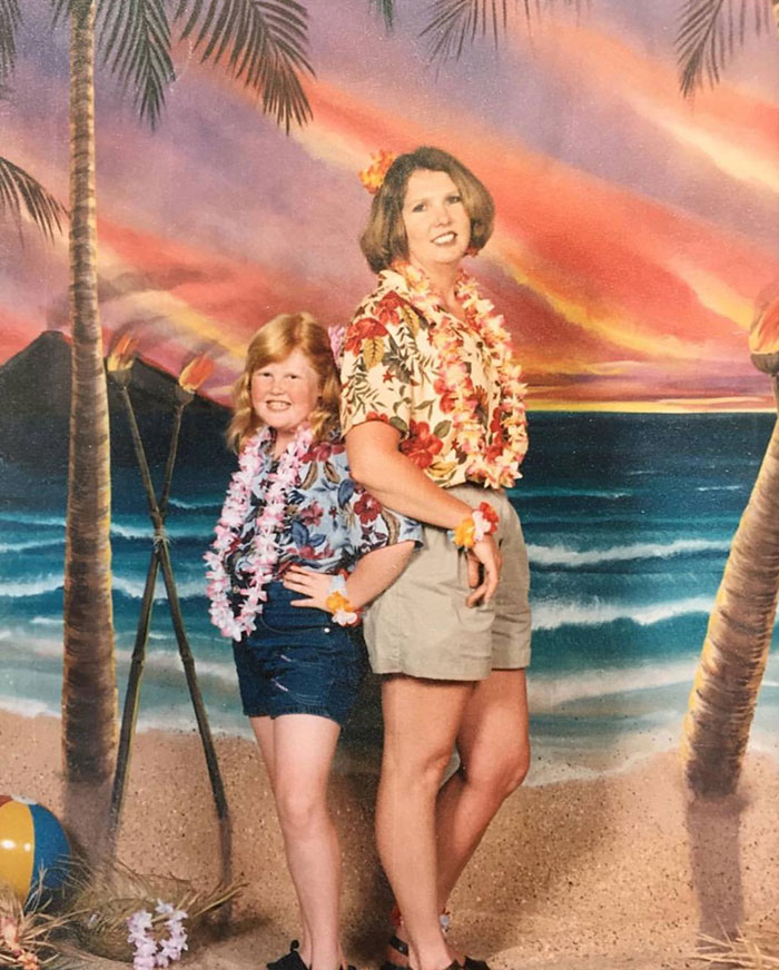 This Picture Of My Mom And I. This Was 2000