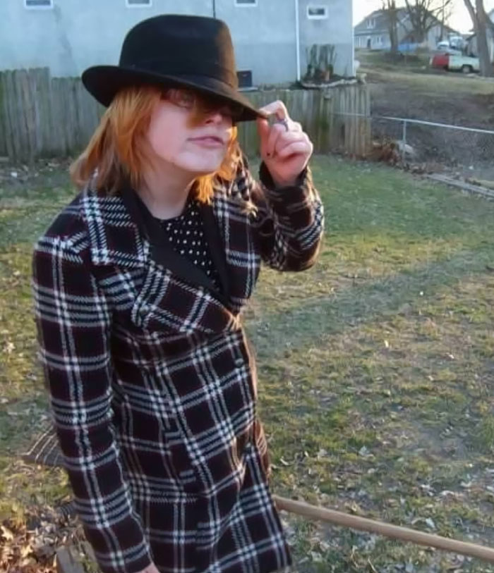 I Thought I Was At The Peak Of Style. Tipping Fedora, ✔️. Orange Hair, ✔️. Plaid Trench Coat With Suit Jacket And T Shirt Underneath,✔️ . I Was A Female Neckbeard In 2007
