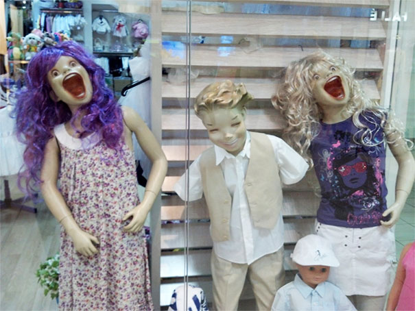 Went To Romania Recently, These Mannequins Gave Me Nightmares