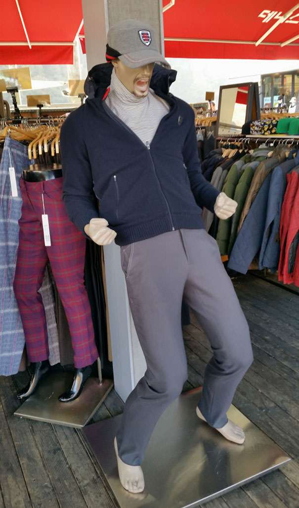 This Hyped Up Mannequin