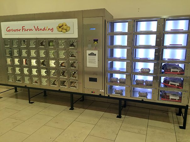 Local Farmer Has A Vending Machine In Our Mall