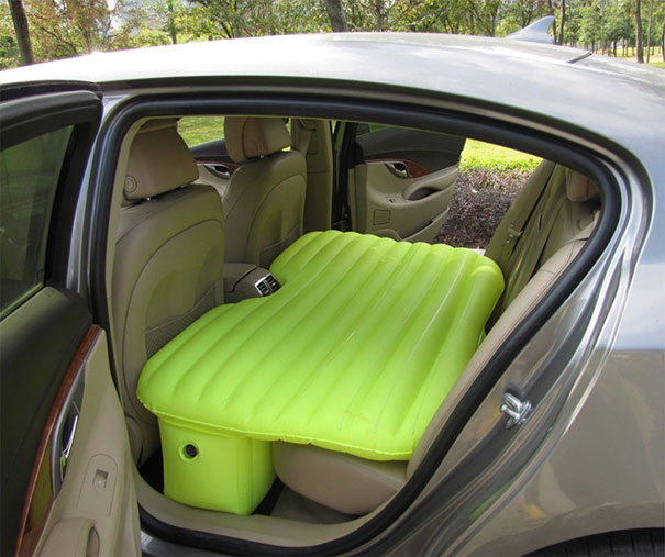 This Inflatable Mattress Turns The Back Of Your Car Into A Bed