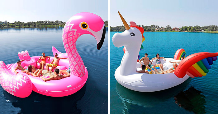 Fitting Up To Six People, These Giant Unicorn Floats Are Here To Change Your Summer Parties