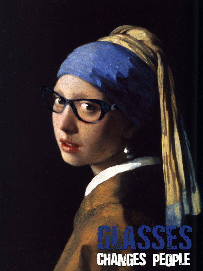 Have You Ever Wondered How Different Will Famous Works Of Art Look When The Characters In Them Wear Glasses?