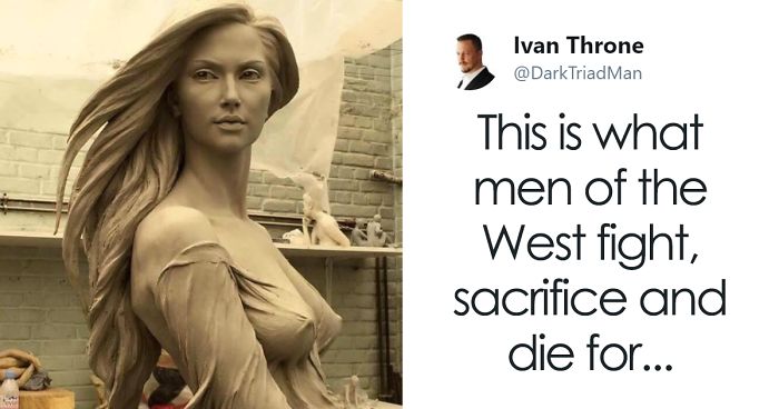 Sexist Man Says Only Men Of The West Can Create Such Amazing Sculpture Gets Shut Down In One 