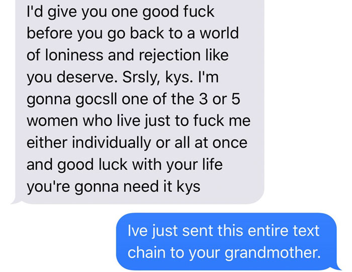After This Girl Received An Unsolicited D*ck Pic From A Creep, She Sent It To His Grandma - Here's How She Responded