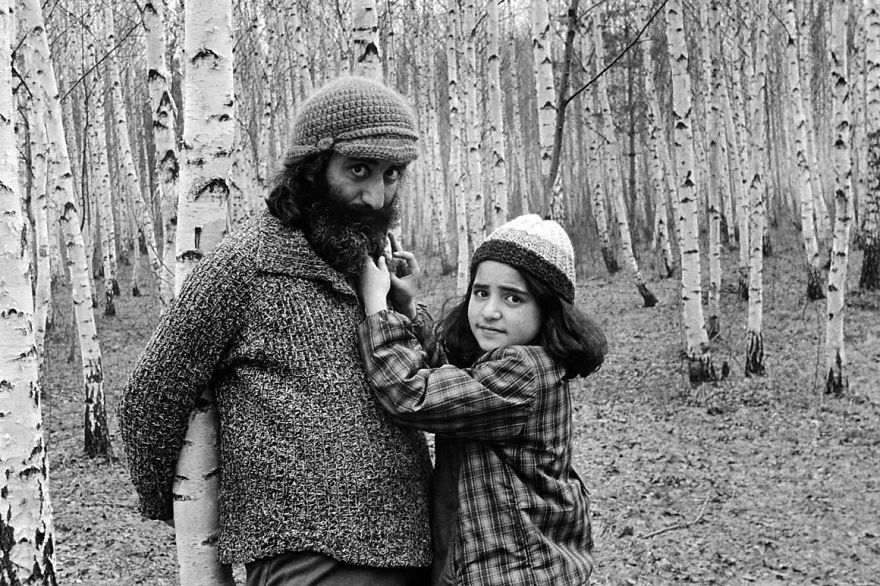 Melvar Melkumyan With His And Mahsa’s Only Daughter, Asya, Moscow, USSR, 1976