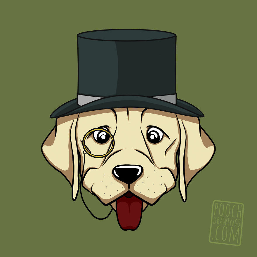12 Gentlemen Dogs Illustrated By Dog Addicted Artist