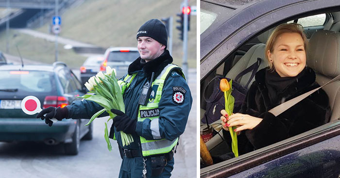 Here’s What Lithuanian Police Officers Did On International Women’s Day, And Women’s Reactions Say It All