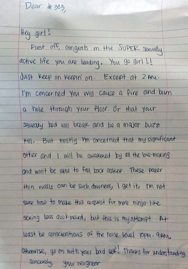 143 Of The Funniest And Most Passive Aggressive Neighbor Messages