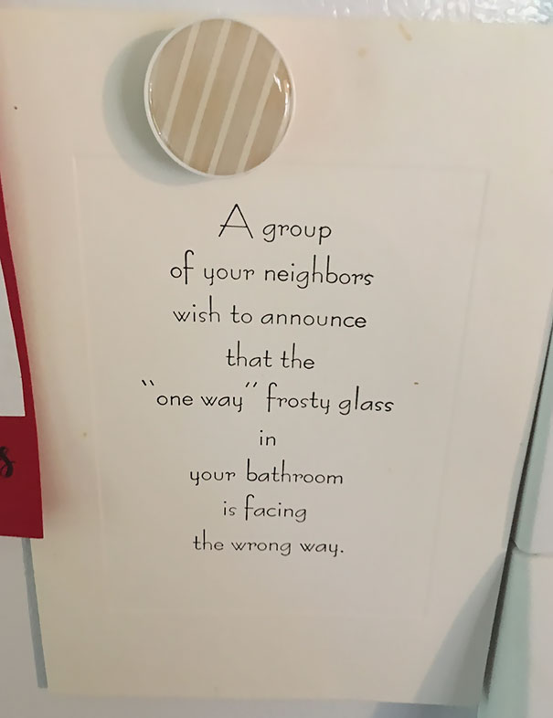 My Sister And Her Husband Live In A Small Town, They Came Home To This Note On Their Door