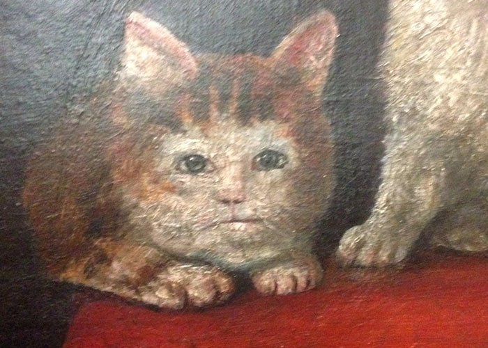 Someone Noticed How Ugly Medieval Cat Paintings Are, And It’s Too Funny (60 Pics)