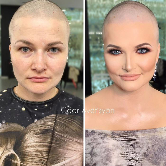 Goar Laid Out A Video With A Transformation And Asked Subscribers Who Would Like To Have One Too. She Got The Response From Svetlana Who Wanted A Big Change After Chemotherapy