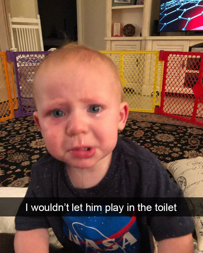 I Wouldn’t Let Him Play In The Toilet