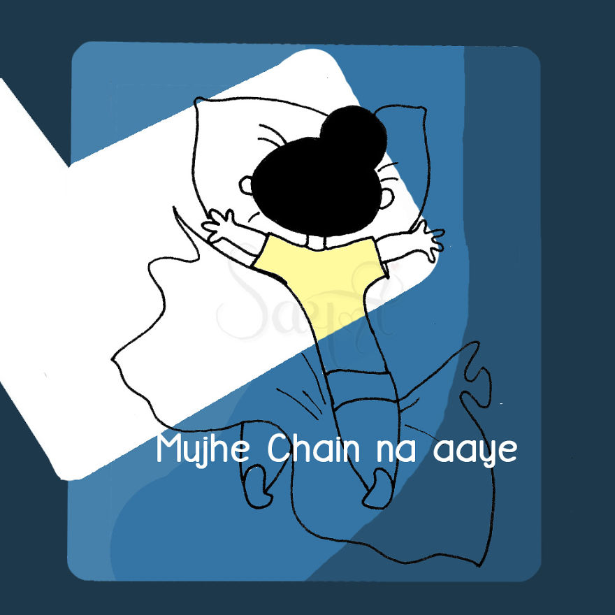 I Have Illustrated Bollywood Songs In A Very Funny Way Which Totally Relates To My Tragic Situation
