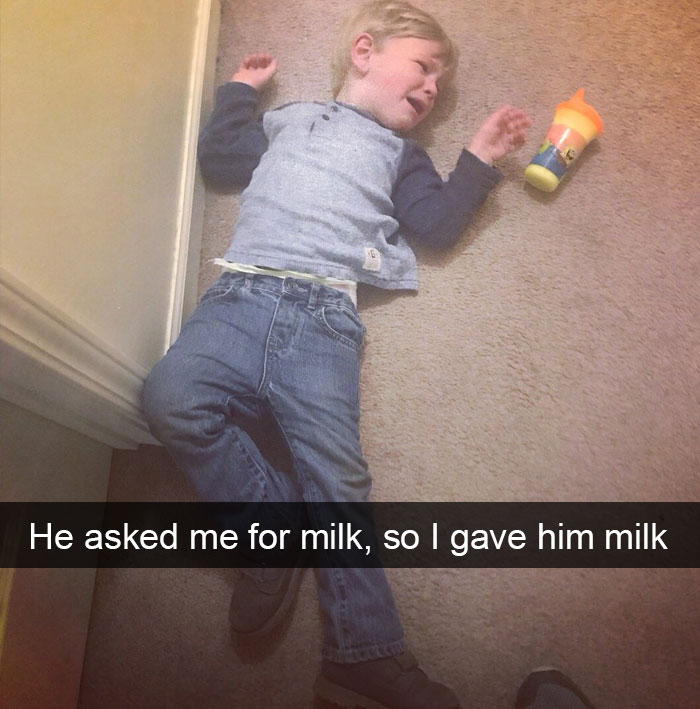 He Asked Me For Milk, So I Gave Him Milk