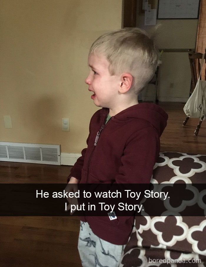 He Asked To Watch Toy Story. I Put In Toy Story