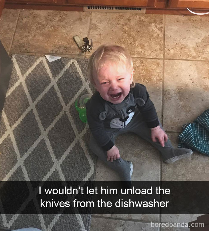 I Wouldn’t Let Him Unload The Knives From The Dishwasher