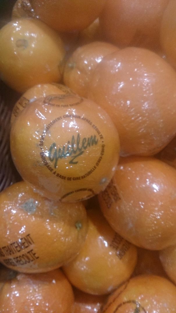 These Organic Oranges Individually Wrapped In Plastic