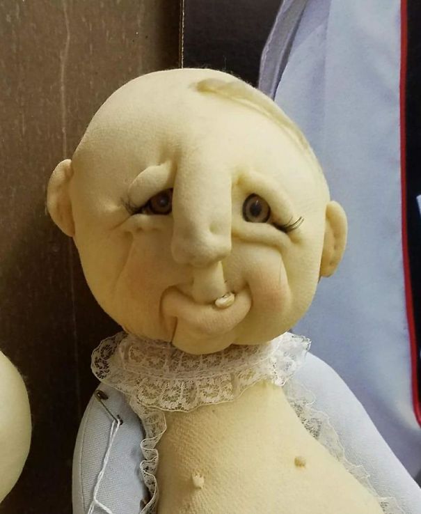 Interesting Doll At A Thriftstore