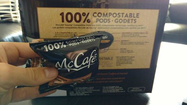 100% Compostable Pods. 0% Compostable Packaging. Good One Mcdonald's
