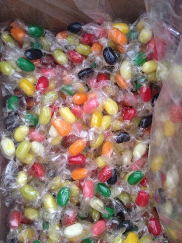 I Ordered 5lbs Of Sugar Free Jelly Belly's Online... They Arrived Individually Wrapped! Why?