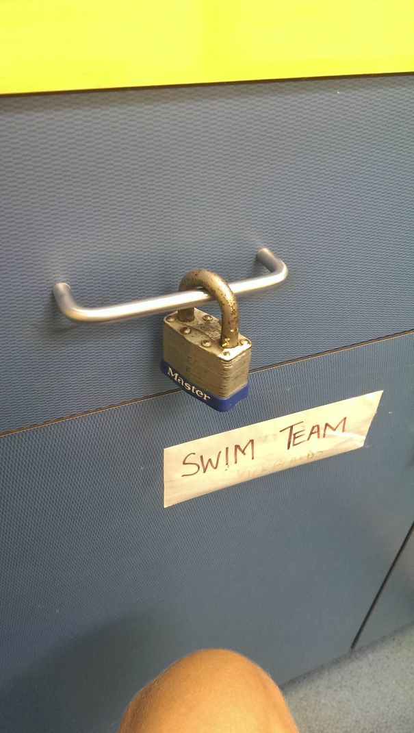 I'm A Lifeguard. My Boss Gave Me A Key To Open This Drawer, Then Started Laughing Hysterically When I Tried Unlocking It. I Didn't Realize Why Until Now