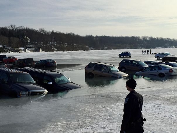 Parking On The Ice