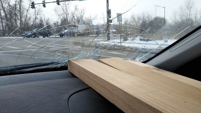 I Have Discovered The Longest Length Of Board I Can Fit In My Car... Apparently A Hair Shy Of 10 Feet!