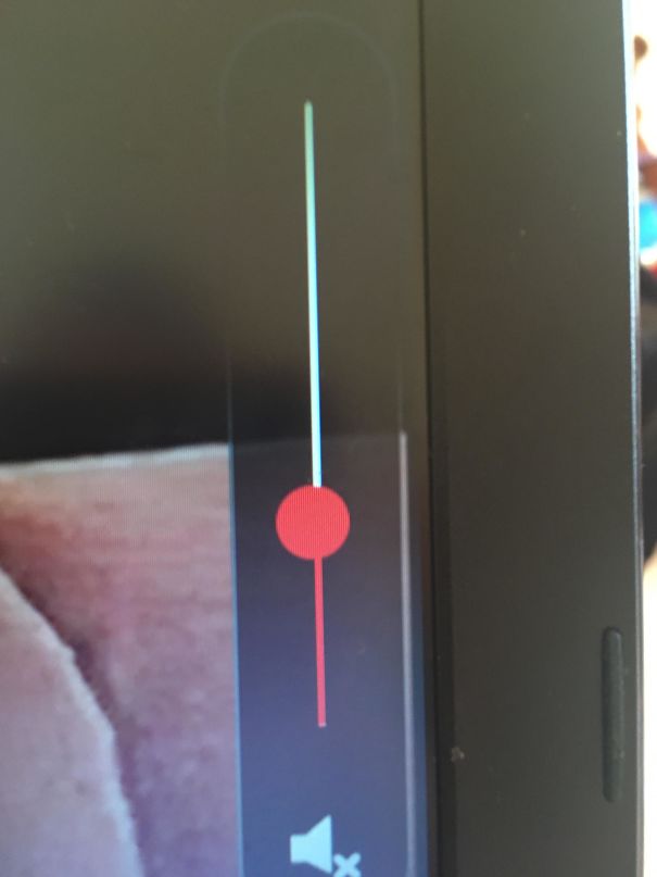 The Circle On The Netflix Volume Control Isn’t Centred On The Line