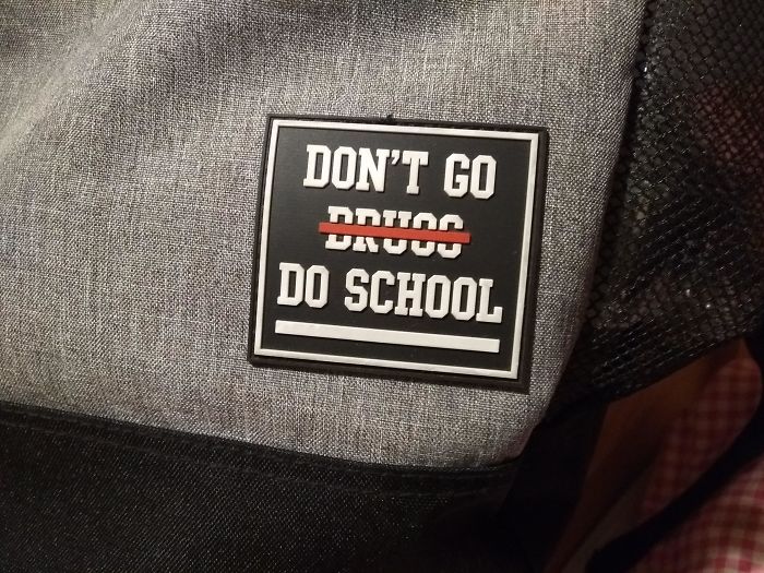 This Was On A School Backpack. I'm Still Not Sure About It