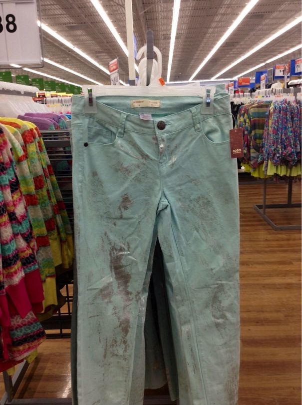 These Pants From Walmart. All Of Them Were Like This